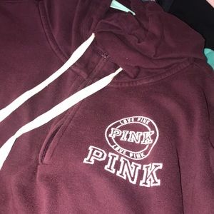 Pink burgundy sweater